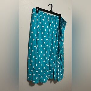 NWT Blue Polka Dot Skirt